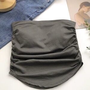 Grey Tube Top with Bra Insert